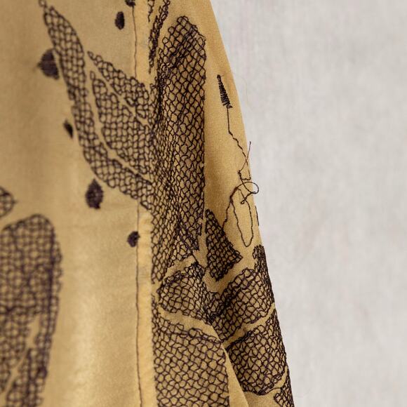 Sefr Men Sense Ommi Embroidery Shirt Omid Embroid Size L (Pre-owned) - Picture 4 of 12